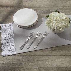 Scalloped Crochet Table Runner