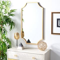 Scalloped Edge Wall Mirror