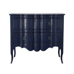Scalloped Front 2 Drawer Accent Chest