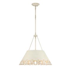 Scalloped Metal 5 Light Pendant