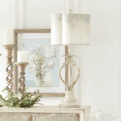 Scalloped Shade Metal Lamp