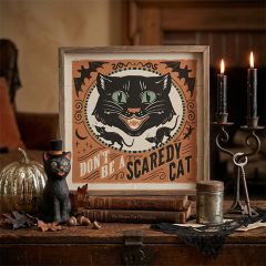Scaredy Cats III By Janelle Penner Wall Art
