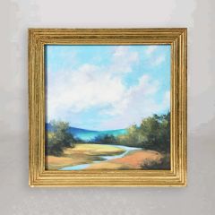 Scenic Landscape Square Framed Wall Print