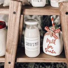 Scented Milk Bottle Candle