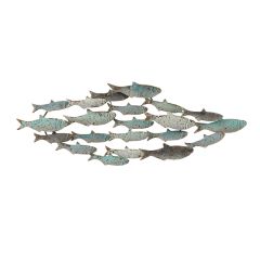 School of Fish Metal Wall Decor