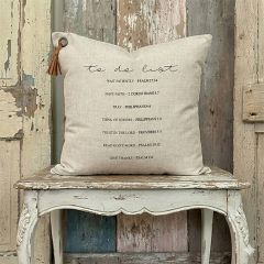 Scripture To Do List Accent Pillow