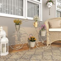 Scroll Bike Tiered Plant Stand