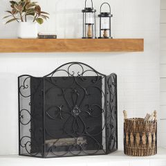 Scrollwork Fireplace Screen