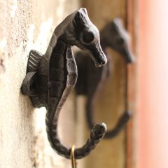 Sea Horse Cast Iron Hook