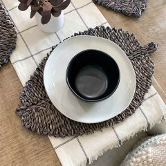 Seagrass Leaf Shaped Placemat Set of 4