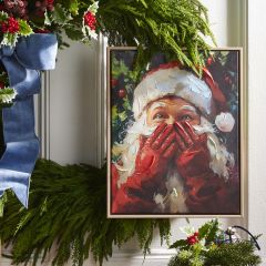 Secret Santa Framed Wall Art