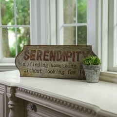 Serendipity Inspirational Wall Sign
