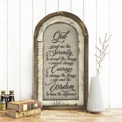 Serenity Prayer Arch Wall Art
