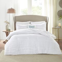 Shabby Chic Ruffled  5 Piece Comforter Set
