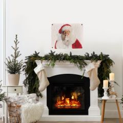 Shhhhh Santa Paper Wall Art