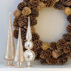 Shimmering Glass Tree Topper