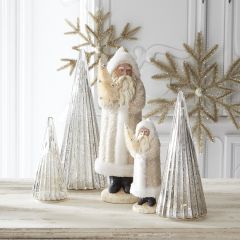 Shimmering Pine Snowflake Accent