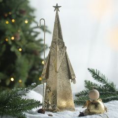 Shimmering Santa Tabletop Figure