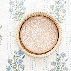 Signature Floral 2 Piece Round Bread Warmer
