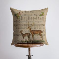 Silent Night Hymn Accent Pillow