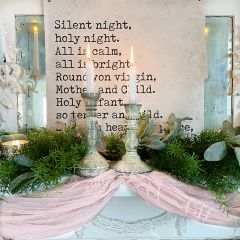 Silent Night Paper Tapestry Wall Art