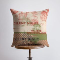 Silent Night Woodland Accent Pillow