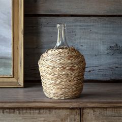 Simple Accents Glass Bottle Vase 10 Inch