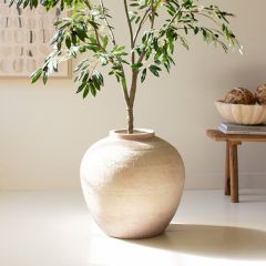 Simple Basics Large Faux Cement Planter