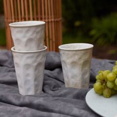 Simple Ceramic Tumbler Set of 4