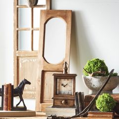 Simple Farmhouse Mirrored Door Panel