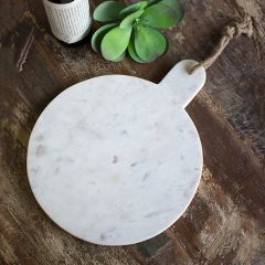 Simple Farmhouse Round Marble Cutting Board