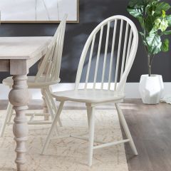 Simple Farmhouse White Dining Chair