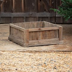 Simple Farmhouse Wooden Christmas Tree Box