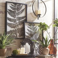 Simple Framed Fern Prints Set of 2