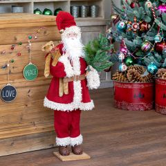 Simple Gifts Santa Statue