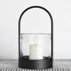 Simple Handled Candle Holder Lantern