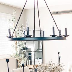 Simple Iron Elegance Chandelier