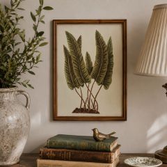Simple Leaves Framed Wall Art