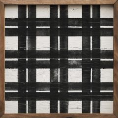 Simple Plaid Square Wall Art