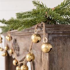 Simple Rustic Jingle Bell Garland
