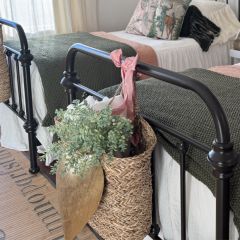 Simple Seagrass Wall Basket Set of 2