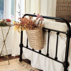 Simple Seagrass Wall Basket Set of 2