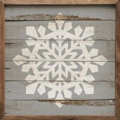 Simple Snowflake Wall Art