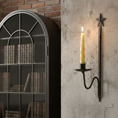 Simple Star Iron Candle Sconce