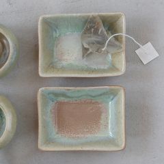 Simple Stoneware Rectangular Dish Set of 2 