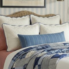 Simple Stripe Long Cotton Lumbar Pillow