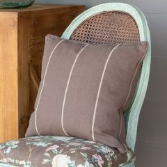 Simple Stripe Mocha Accent Pillow