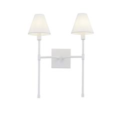 Simply Chic Double Lamp Wall Sconce