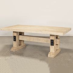 Simply Farmhouse Pedestal Farm Table