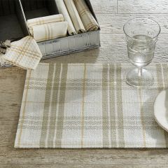 Simply Neutral Farmhouse Plaid Placemat